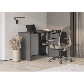 Стол письменный, арт.6-011110, графит (ГК) в Нягани - nyagan.mebel-e96.ru