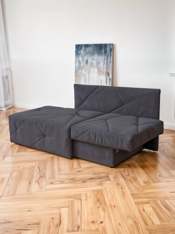 Диван 1010 графит, правый (BRENDOSS) в Нягани - nyagan.mebel-e96.ru