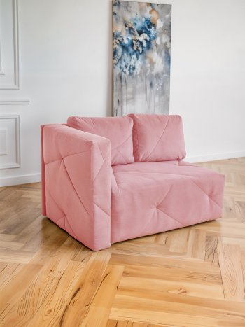 Диван 1010 розовый, левый (BRENDOSS) в Нягани - nyagan.mebel-e96.ru
