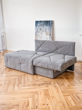 Диван 1010 серый, правый (BRENDOSS) в Нягани - nyagan.mebel-e96.ru