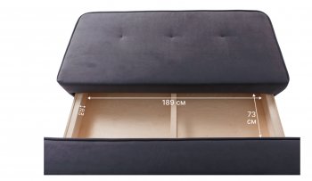 Диван-кровать 1001 графит (Brendoss) в Нягани - nyagan.mebel-e96.ru
