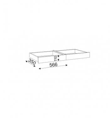 Стол с ящиками Осло М16+М17 (Риннер) в Нягани - nyagan.mebel-e96.ru