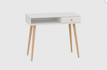 Стол письменный, арт.6-01101, белый (ГК) в Нягани - nyagan.mebel-e96.ru