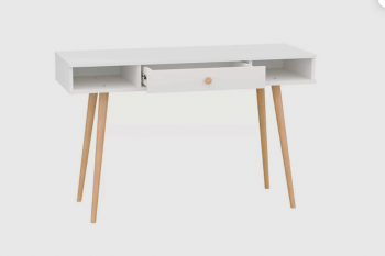 Стол письменный, арт.6-01102, белый (ГК) в Нягани - nyagan.mebel-e96.ru