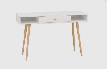 Стол письменный, арт.6-01102, белый (ГК) в Нягани - nyagan.mebel-e96.ru