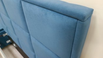 Кровать с подъемным механизмом Мега синий (Лин) в Нягани - nyagan.mebel-e96.ru