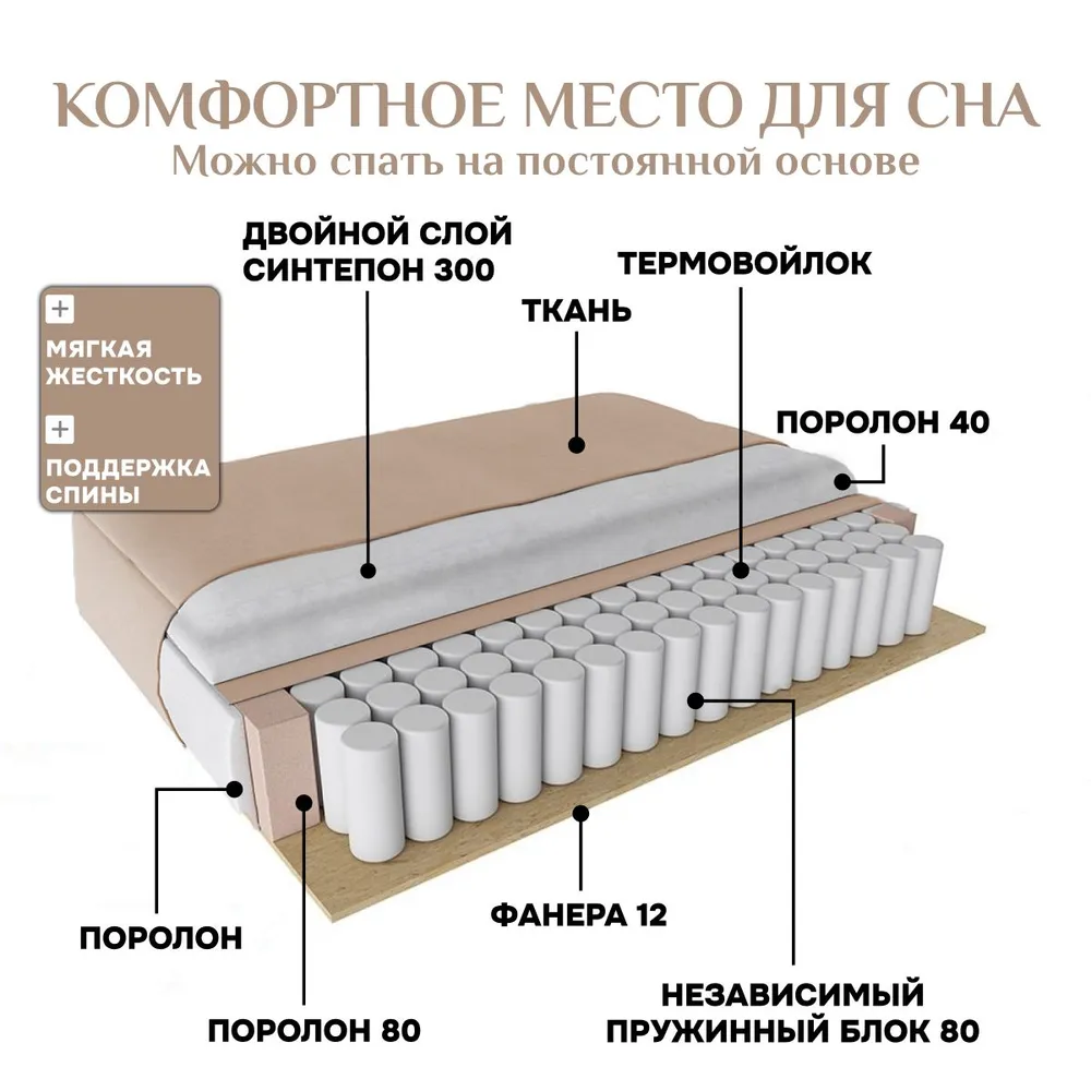 Угловой диван 9996 Бежевый BRENDOSS в Нягани - nyagan.mebel-e96.ru