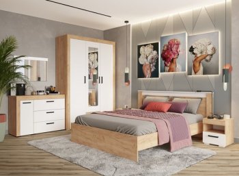 Комод Адель белый (Текс) в Нягани - nyagan.mebel-e96.ru