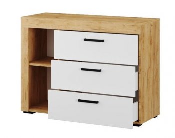 Комод Адель белый (Текс) в Нягани - nyagan.mebel-e96.ru