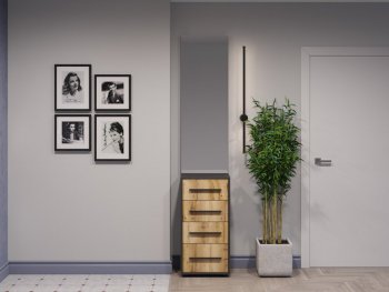 Тумба с зеркалом Аэлита сек.2 (Росток) в Нягани - nyagan.mebel-e96.ru