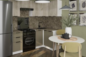 Кухонный гарнитур Альба оптима 5 1200х2000 мм (Герда) в Нягани - nyagan.mebel-e96.ru
