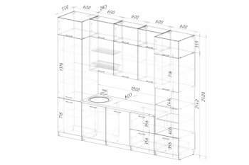 Кухонный гарнитур Альба экстра 2 3000 мм (ПМ)  (Герда) в Нягани - nyagan.mebel-e96.ru