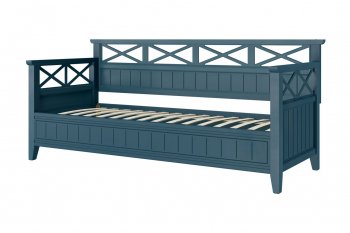 Кровать из массива Амелия сапфир без ящиков (БМ) в Нягани - nyagan.mebel-e96.ru