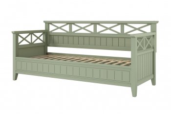 Кровать из массива Амелия зеленый самшит (БМ) в Нягани - nyagan.mebel-e96.ru