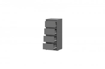 Комод Айден КМ06-400 серый графит (ИЦ) в Нягани - nyagan.mebel-e96.ru