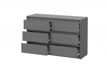 Комод Айден КМ06-1200 серый графит (ИЦ) в Нягани - nyagan.mebel-e96.ru