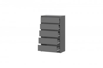 Комод Айден КМ06-700 серый графит (ИЦ) в Нягани - nyagan.mebel-e96.ru