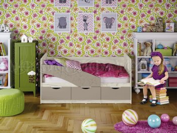 Кровать Бабочки Шарли мокко (Миф) в Нягани - nyagan.mebel-e96.ru