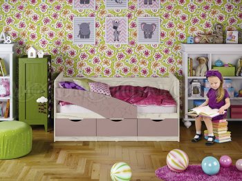 Кровать Бабочки Шарли пинк (Миф) в Нягани - nyagan.mebel-e96.ru