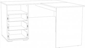 Стол письменный Банни НМ 041.41 (Silva) в Нягани - nyagan.mebel-e96.ru