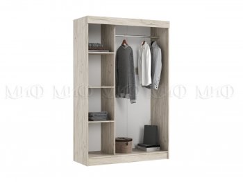Шкаф-купе Бася 1300 мм крафт/кашемир (Миф) в Нягани - nyagan.mebel-e96.ru