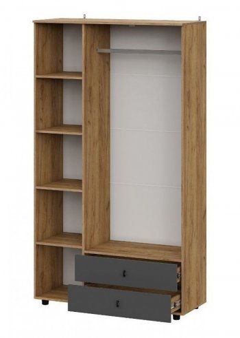 Шкаф 1200 мм трехстворчатый (с ящиками) Байкал (СВ) в Нягани - nyagan.mebel-e96.ru