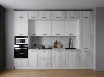 Кухонный гарнитур Бланка 3400 мм (Санвут) в Нягани - nyagan.mebel-e96.ru