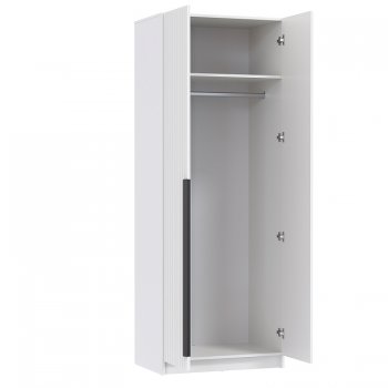 Шкаф 800 мм 67.17 Брандо МДФ Белый (высота 2150) (Олмеко) в Нягани - nyagan.mebel-e96.ru