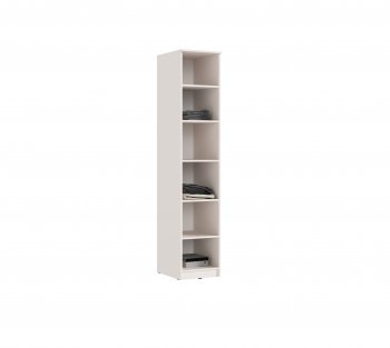 Пенал 400 мм Челси (1 створка) с антресолью, Кашемир (Миф) в Нягани - nyagan.mebel-e96.ru