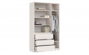 Шкаф 1200 мм Челси с антресолью Кашемир (Миф) в Нягани - nyagan.mebel-e96.ru