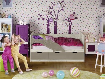 Кровать Дельфин №1 шарли мокко (Миф) в Нягани - nyagan.mebel-e96.ru