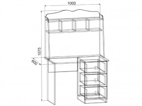 Набор детской мебели Амели (модульная) в Нягани - nyagan.mebel-e96.ru