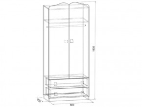 Набор детской мебели Амели (модульная) в Нягани - nyagan.mebel-e96.ru