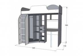 Набор детской мебели Омега-18 (модульная) в Нягани - nyagan.mebel-e96.ru