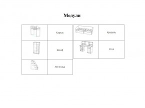 Набор детской мебели Юта (Ярофф) в Нягани - nyagan.mebel-e96.ru