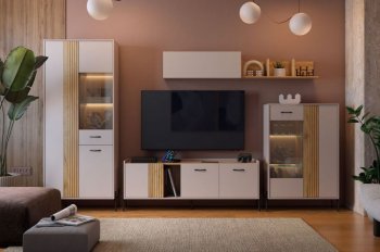 Стенка Доминика модульная  (Мебельсон) в Нягани - nyagan.mebel-e96.ru