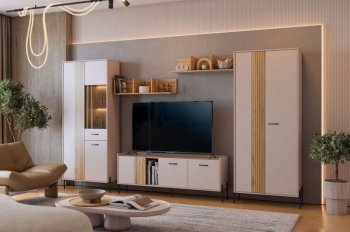 Стенка Доминика модульная  (Мебельсон) в Нягани - nyagan.mebel-e96.ru