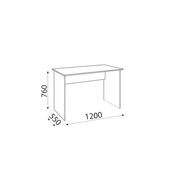 Письменный стол Дуглас М16 (Риннер) в Нягани - nyagan.mebel-e96.ru