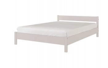 Кровать из массива Эби Льняной (БМ) в Нягани - nyagan.mebel-e96.ru