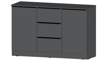 Спальный гарнитур Элегант, графит, модульный (Лин) в Нягани - nyagan.mebel-e96.ru