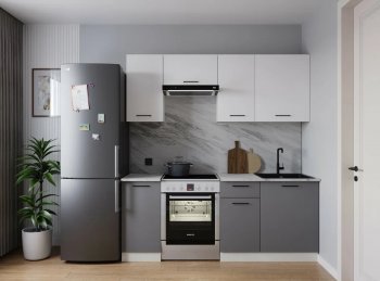 Кухонный гарнитур Элеганция 2000 мм в Нягани - nyagan.mebel-e96.ru