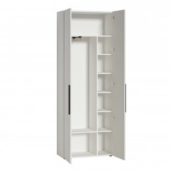 Шкаф для одежды 800 мм Эйр 13.340 белый (Моби) в Нягани - nyagan.mebel-e96.ru