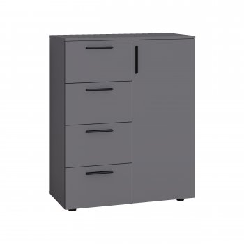 Комод Эйр 16.241 графит (Моби) в Нягани - nyagan.mebel-e96.ru