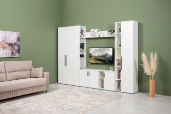Шкаф торцевой Эйр 16.323 белый (Моби) в Нягани - nyagan.mebel-e96.ru