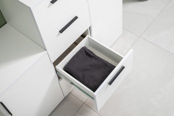 Стенка Эйр модульная, белый (Моби) в Нягани - nyagan.mebel-e96.ru