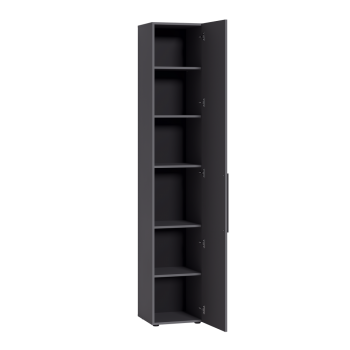 Шкаф модульный Эйр, графит (Моби) в Нягани - nyagan.mebel-e96.ru