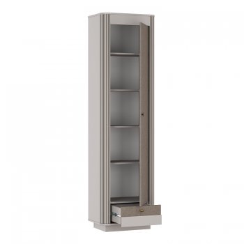 Шкаф пенал 34.30 Фантазия кашемир (Олмеко) в Нягани - nyagan.mebel-e96.ru