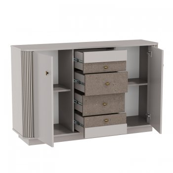 Комод Фантазия 34.11 кашемир (Олмеко) в Нягани - nyagan.mebel-e96.ru