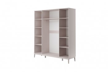 Шкаф распашной 1954 мм ШР-4 Фарго льняной (БМ) в Нягани - nyagan.mebel-e96.ru