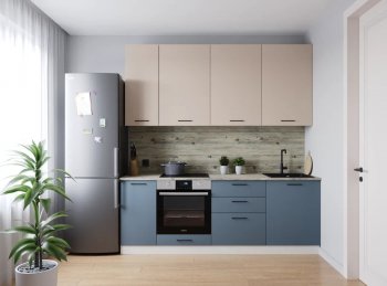 Кухонный гарнитур Фьюжн 2200 мм (Санвут) в Нягани - nyagan.mebel-e96.ru